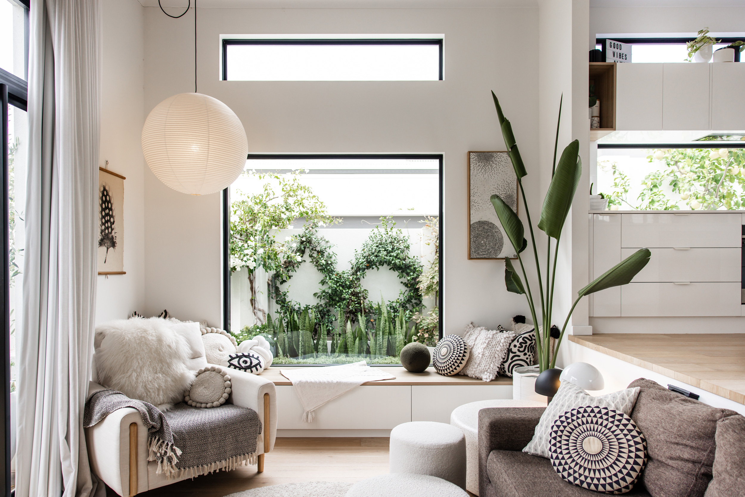 Beautifully designed living area in new Perth home